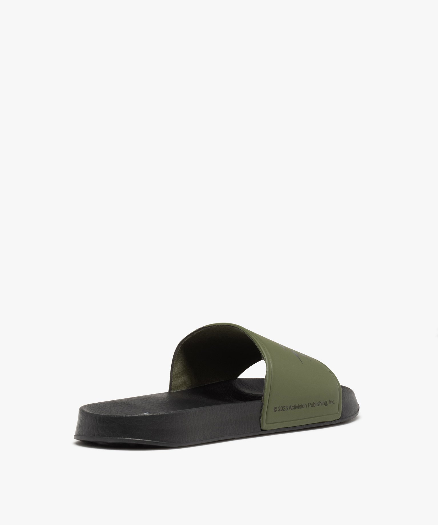 Mules de piscine homme à bandeau imprimé – Call of Duty kaki | GEMO