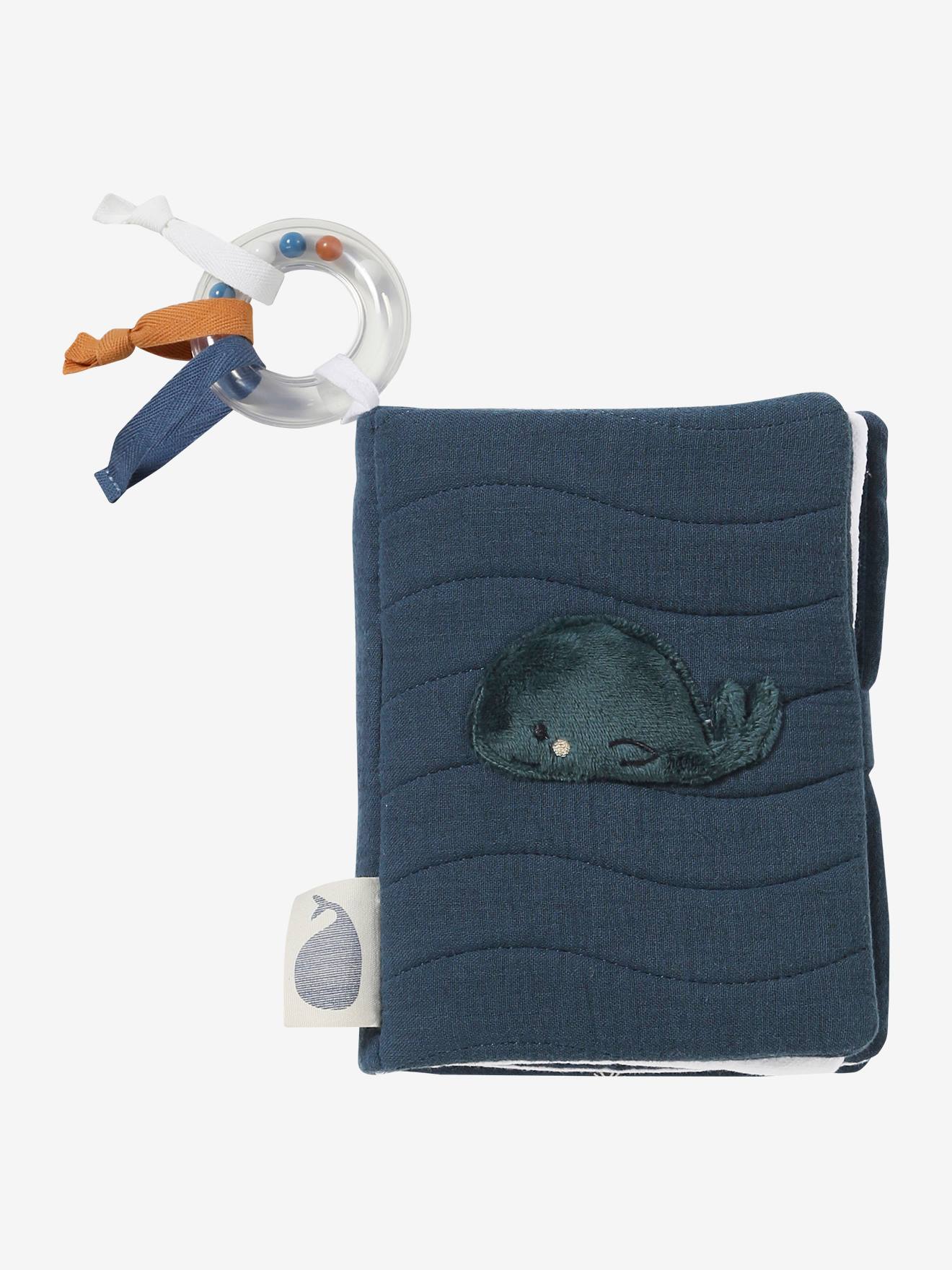 Vertbaudet Baby Foto-Stoffbuch NAVY SEA - blau