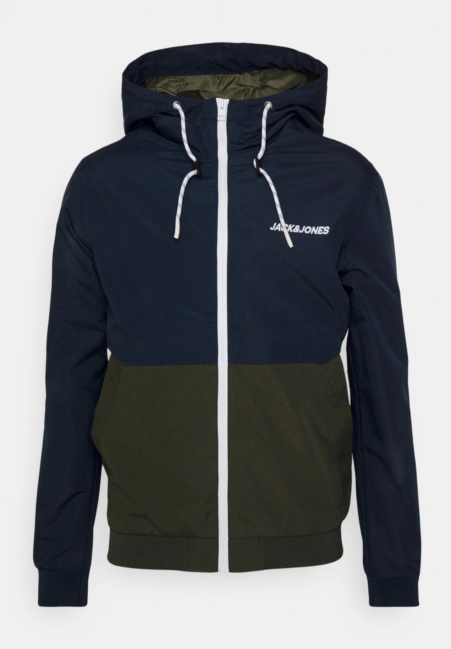 Jack & Jones JJERUSH BLOCKING HOOD - Chaqueta ligera
