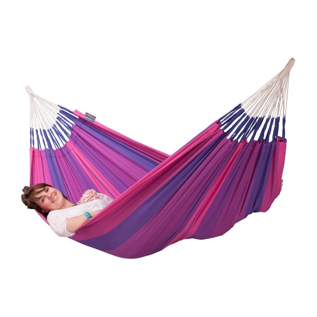 La Siesta Hängematte Orquídea Klassische Einzel-Hängematte aus Baumwolle versch. Farben