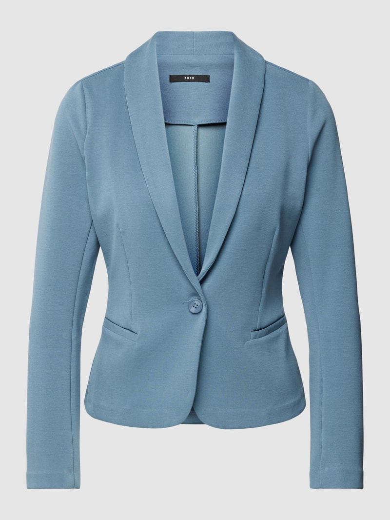 Blazer mit Reverskragen in hellblau