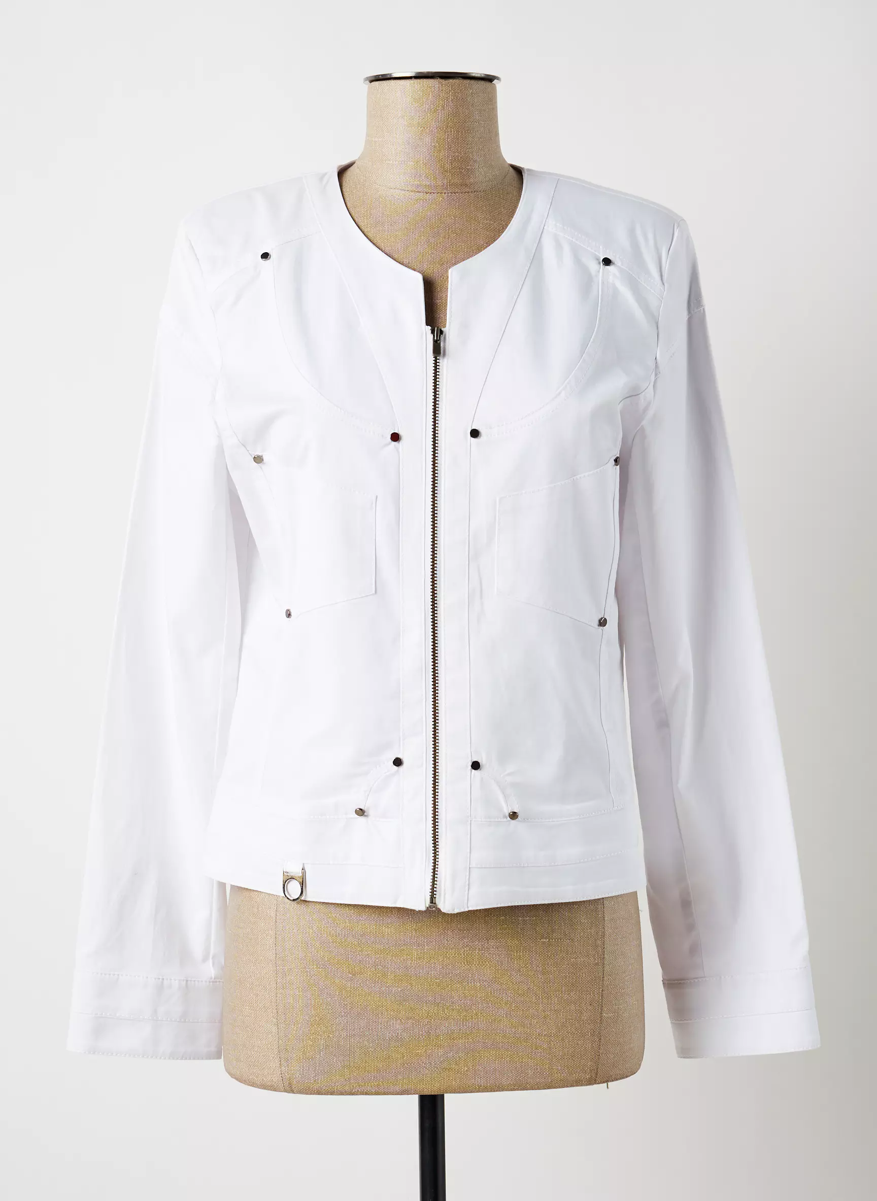 Lauren Vidal Vestecasual Femme couleur blanc