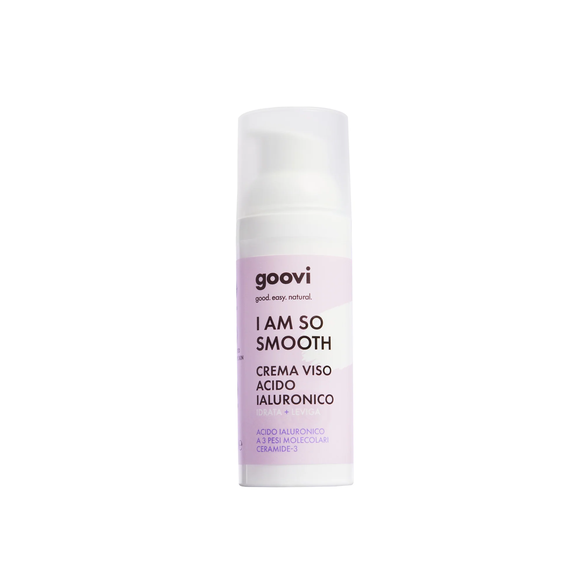 Crema facial con ácido hialurónico I AM SO SMOOTH: tratamiento facial de efecto global de 24 horas, tratamiento facial hidratante de 24 horas.