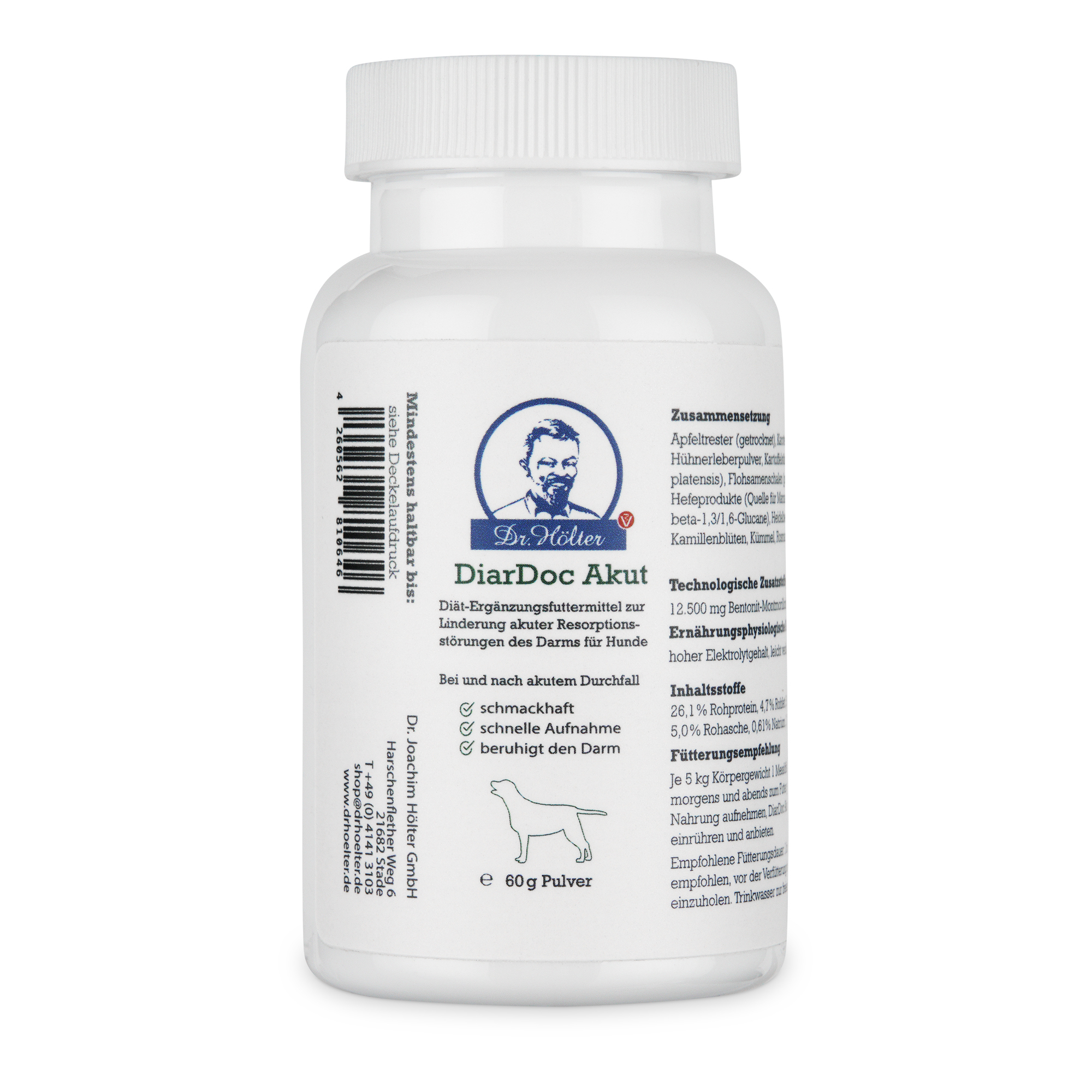 Dr. Hölter Ergänzungsfutter & Aufzucht Dr. Hölter DiarDoc Akut Pulver 60 g