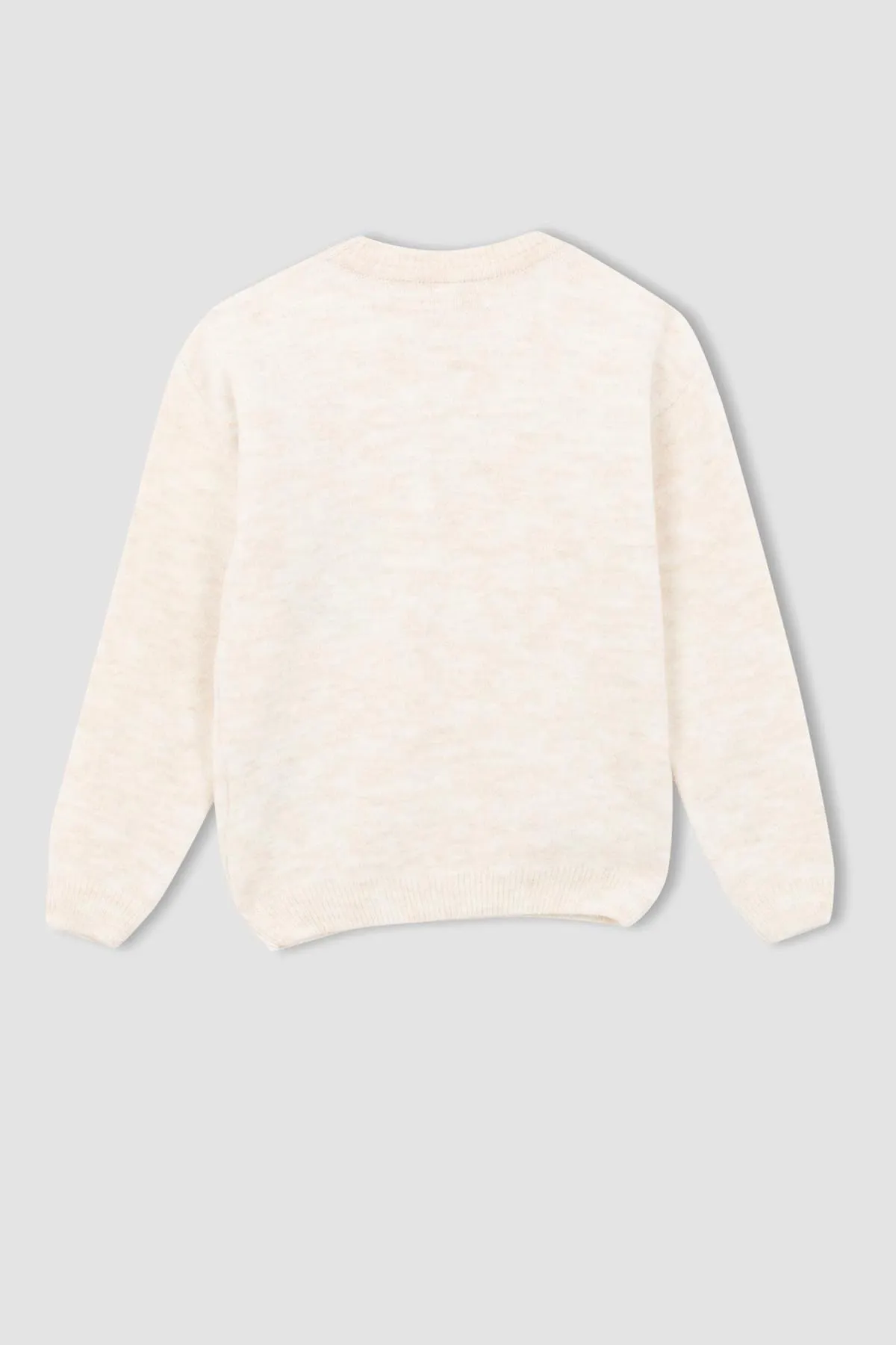 DeFacto  Standard-Fit-Pullover mit Rundhalsausschnitt für Mädchen