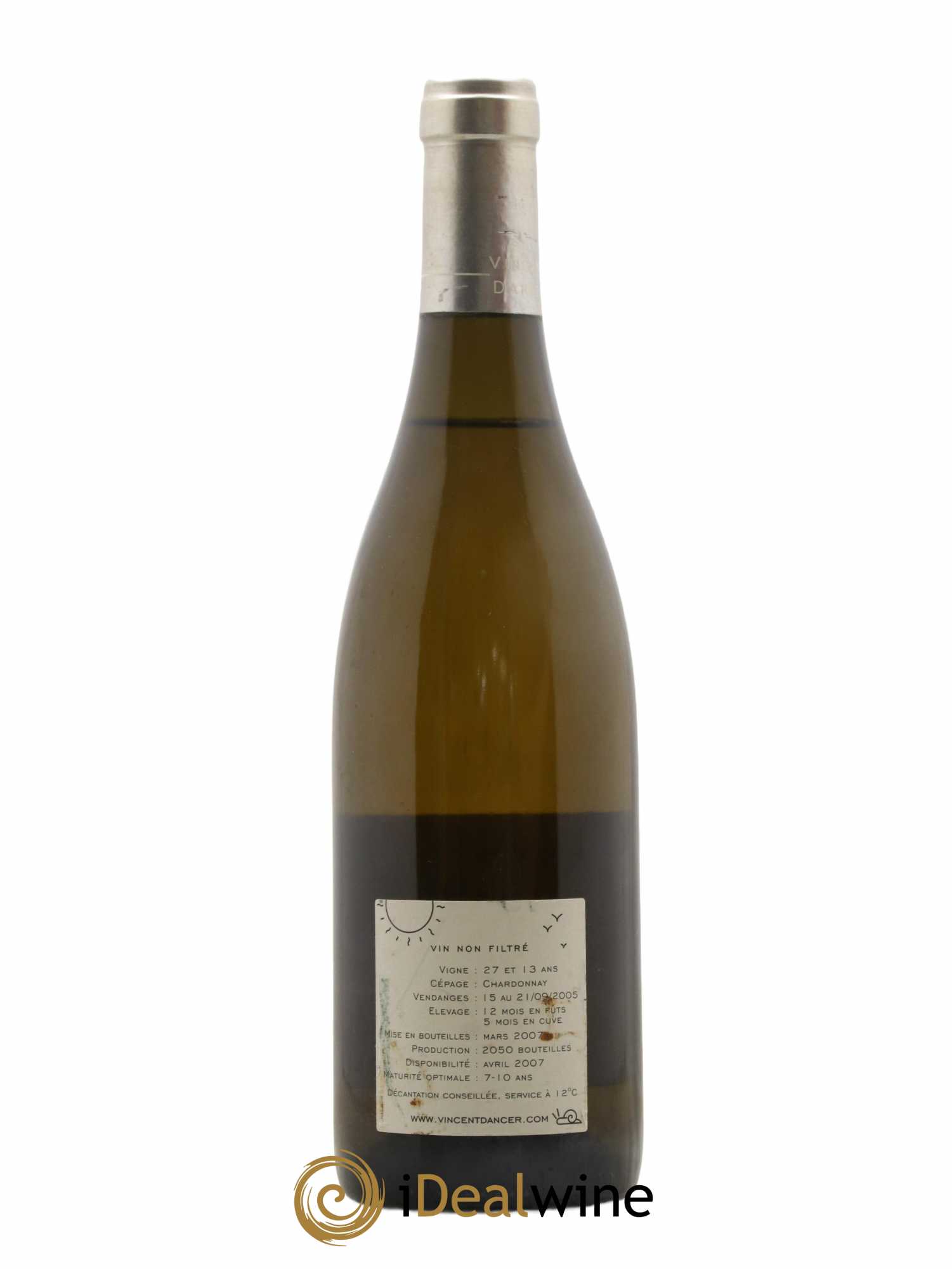 Chassagne-Montrachet 1er Cru La Romanée Vincent Dancer  2005 - Lot de 1 Bouteille