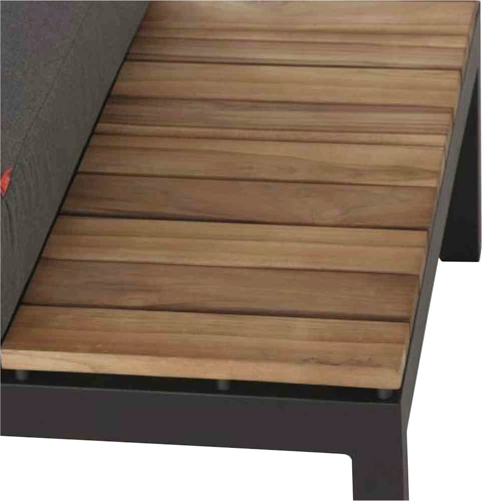 Siena Garden Loungesofa Alvida, Loungebank links, 2-Sitzer, BxTxH: 175x84x70 cm
