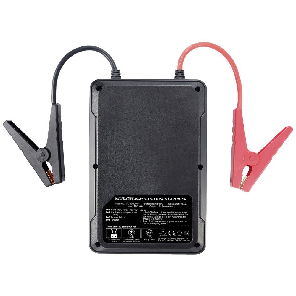 VOLTCRAFT VOLTCRAFT Schnellstartsystem VC-12/1000A VC-13998130 Starthilfestrom (Energiestation