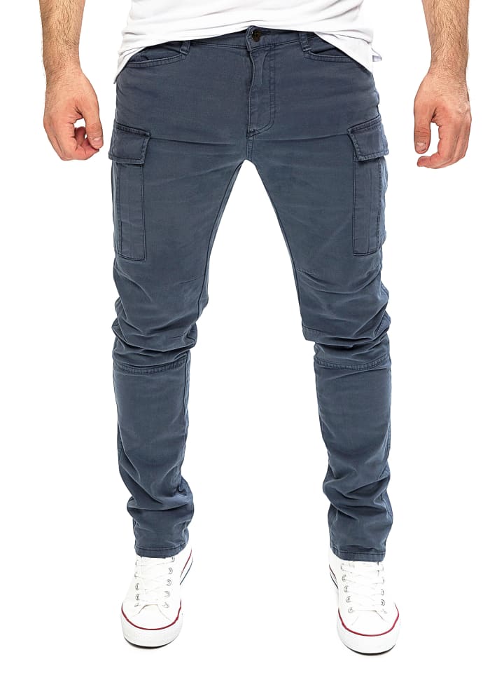 Yazubi Cargohose Jayden in Nebelgrau günstig kaufen