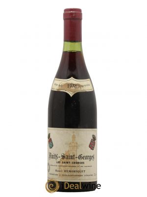 Nuits Saint-Georges 1er Cru Les Saints Georges Gilles Remoriquet  1976 - Lot de 1 Bouteille