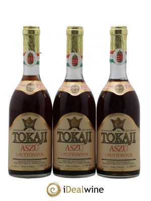 Tokaji Aszu Tokaji 5 Puttonyos Wine Trust 1983 - Lot de 3 Bouteilles
