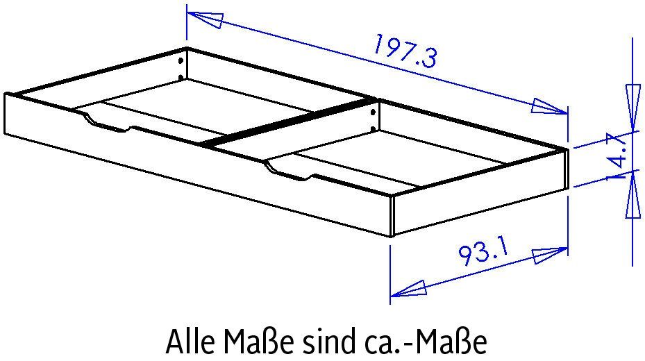 Galipette Bettschubkasten Sacha (1 St), Kollektion für Kinder von 0 bis 5 Jahre und +