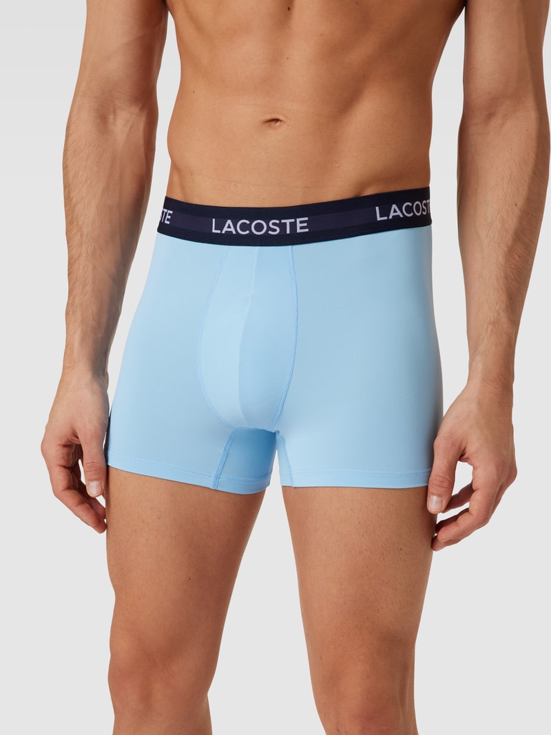 Trunks mit elastischem Logo-Bund im 3er-Pack in hellblau