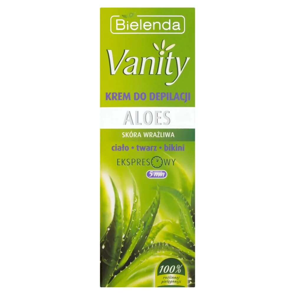 Bielenda Vanity Aloe крема за депилацију тела, лица и бикини зоне