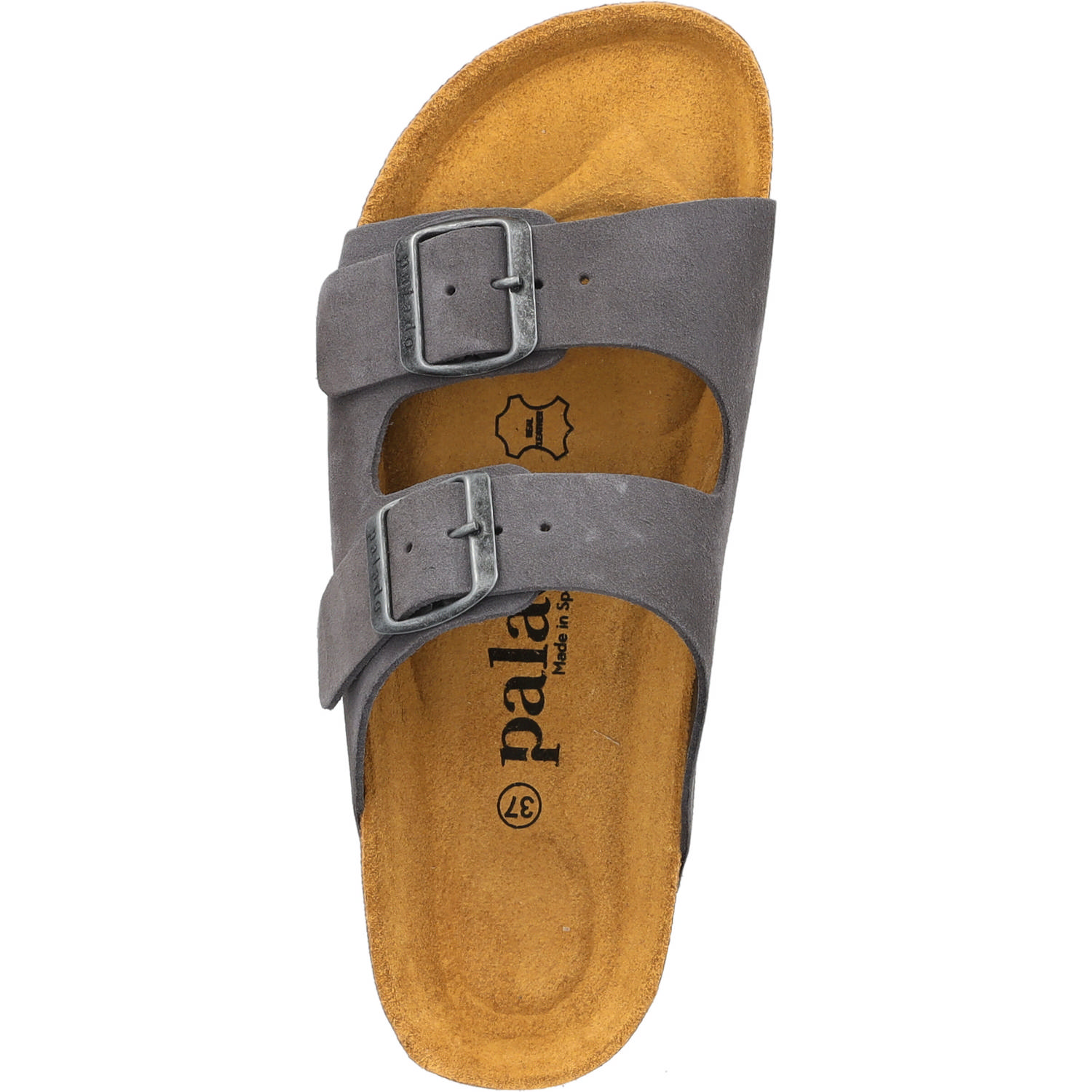 Palado Korfu Premium Leather, Pantoletten, Damen, Grau