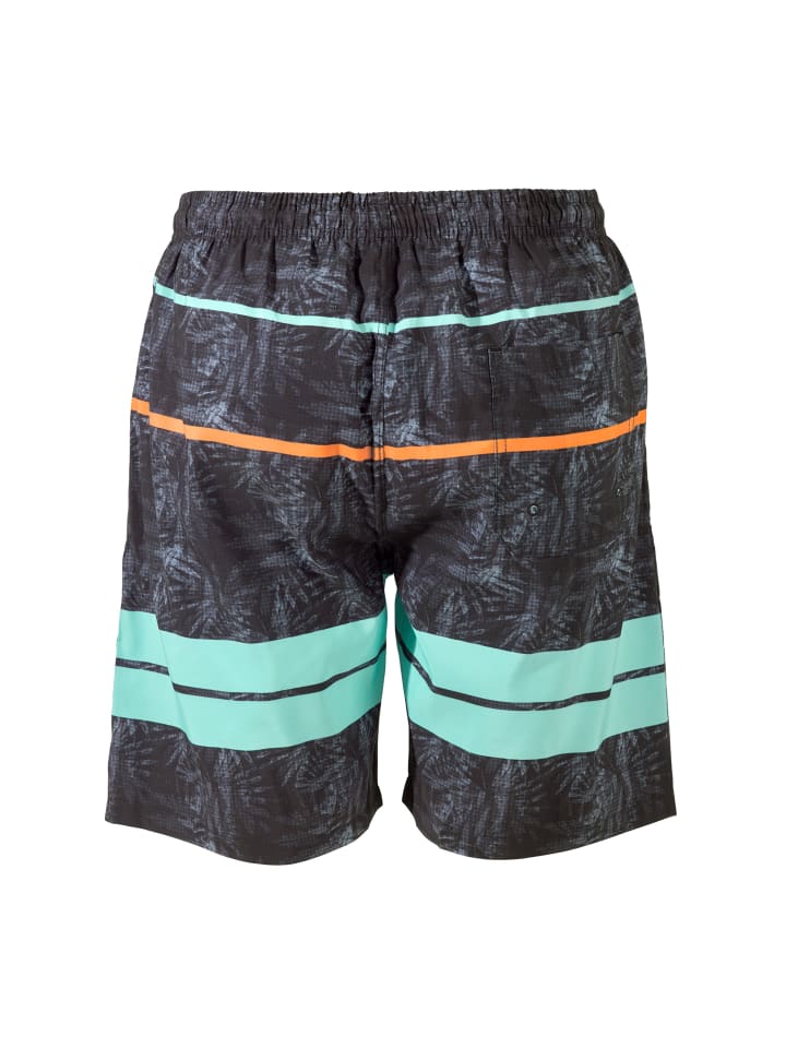 BECO the world of aquasports Badeshorts BEactive Night Jungle Schwimmshorts in schwarz-mehrfarbig günstig kaufen S