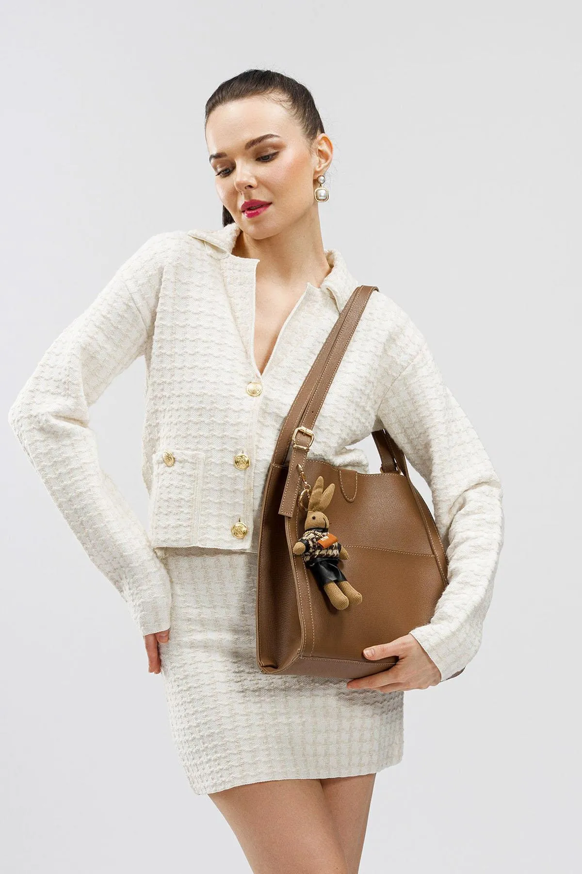 Lucky Bees  Damen Hand- und Schultertasche