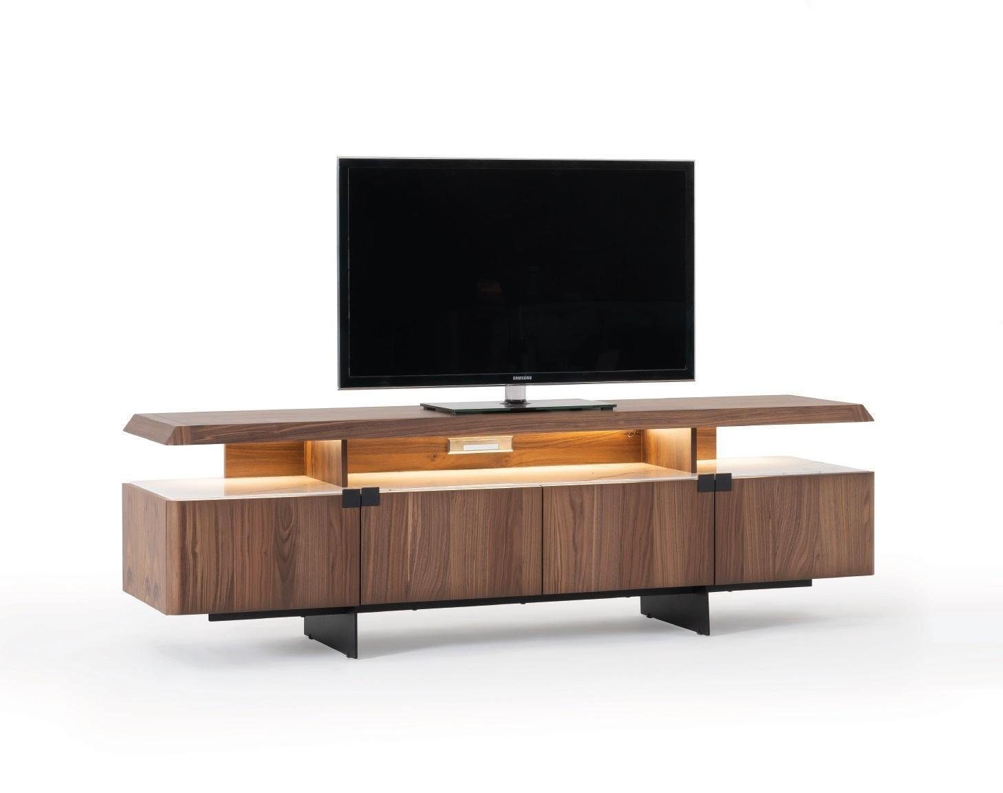 JVmoebel Esszimmer-Set Esszimmer Tisch 4x Stühle Anrichte Spiegel Essgruppe Design, (7-St)