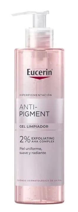 Eucerin Anti-Pigment veido valomasis gelis su 2 % šveičiamųjų AHA rūgščių