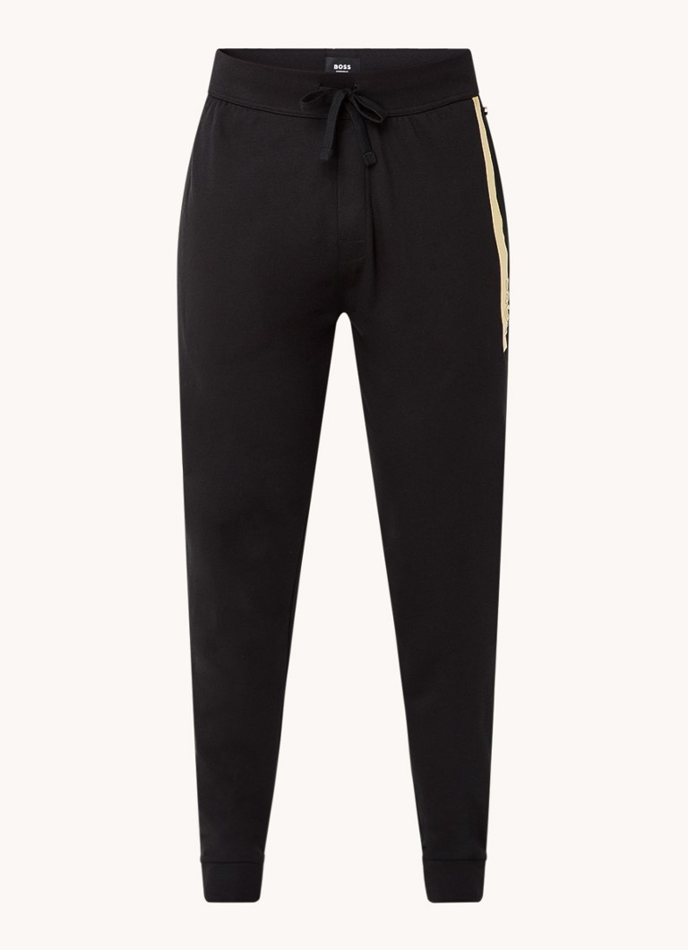 Pantaloni de trening conici originali HUGO BOSS cu logo imprimat