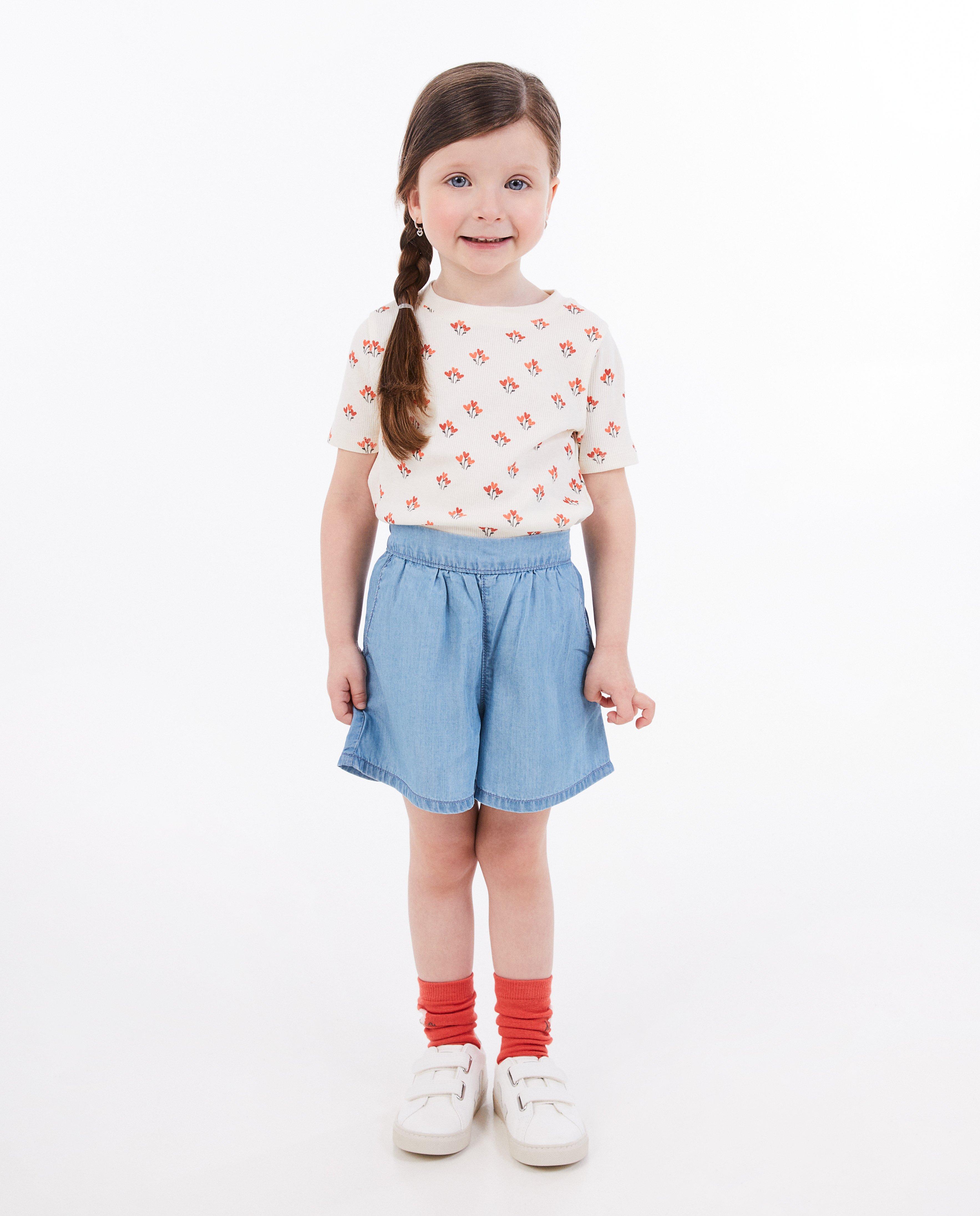 Tricou Samson cu nervuri fine, alb