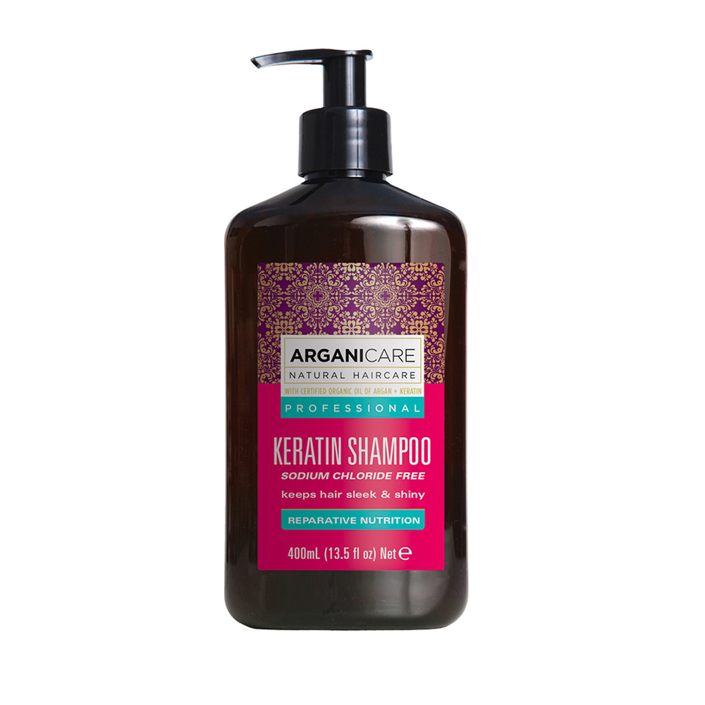 Arganicare Shampooing à la kératine Pour tous types de cheveux