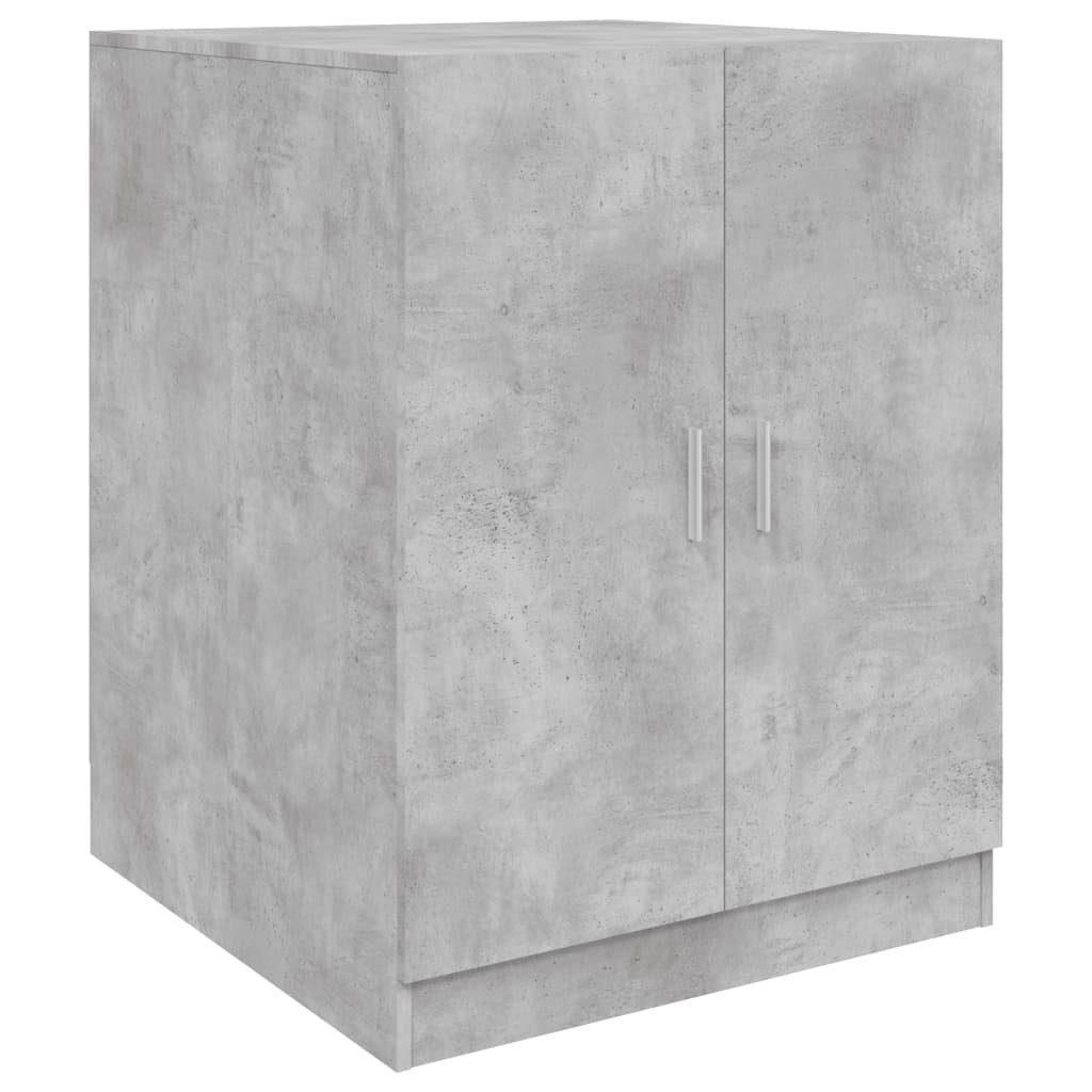 vidaXL Waschmaschinenumbauschrank Waschmaschinenschrank Betongrau 71x71,5x91,5 cm