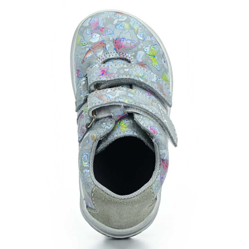 Jonap B11 SV Grau Schmetterlinge Barfußschuhe