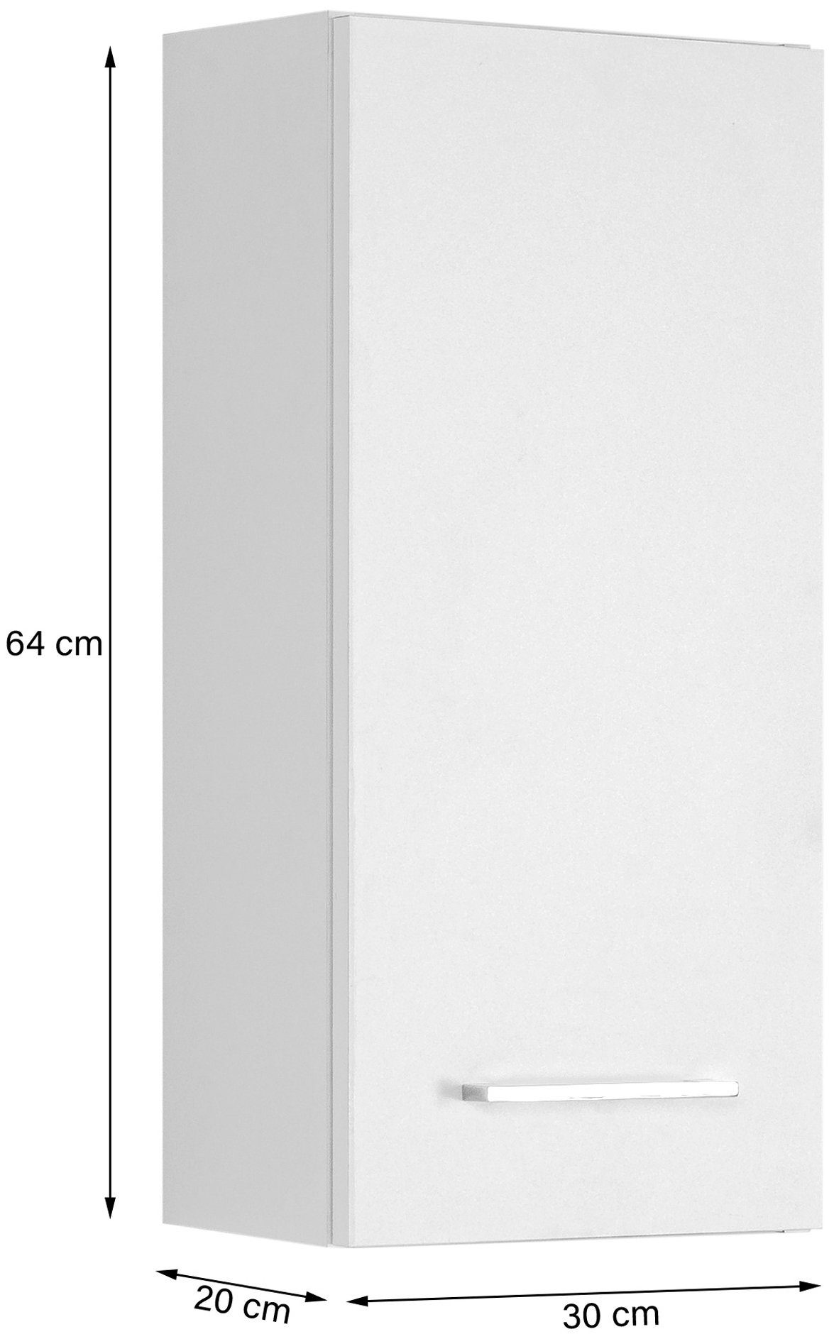 HELD MÖBEL Badmöbel-Set Avignon, (5-St), mit 3D-Spiegelschrank mit LED-Aufsatzleuchte