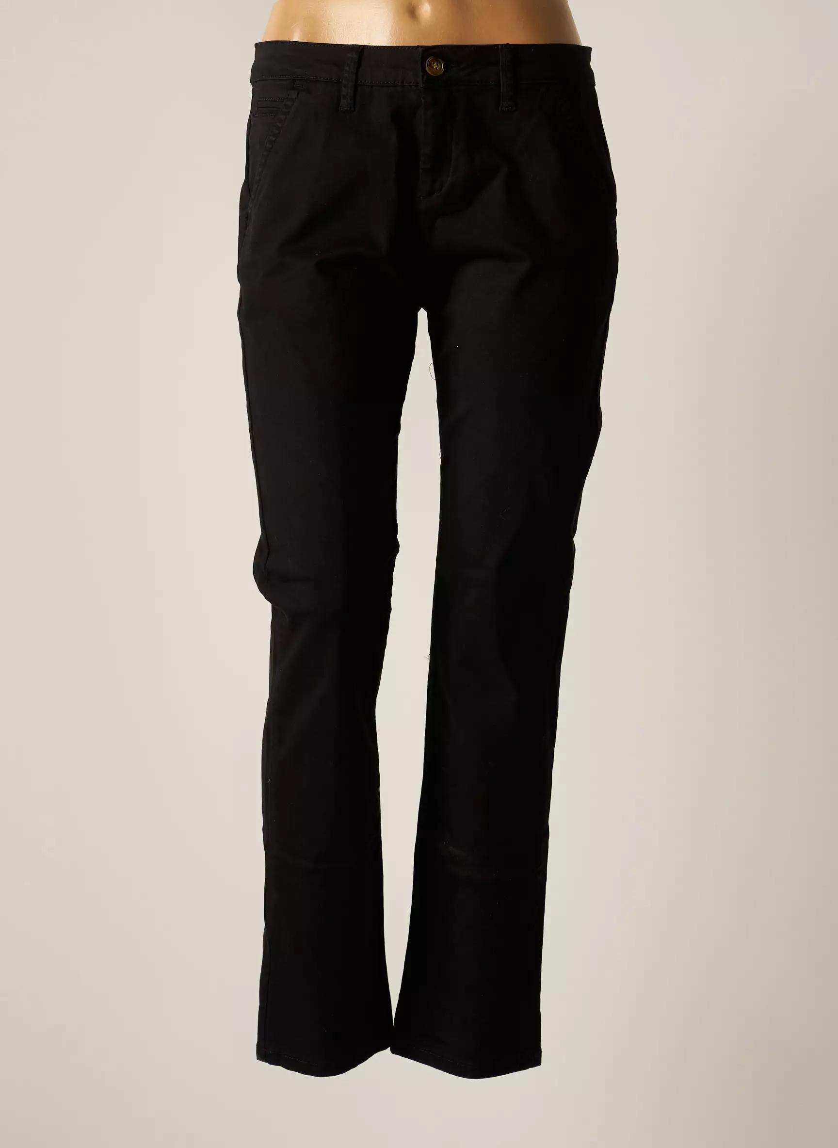 R Display Pantalons Chino Femme couleur noir