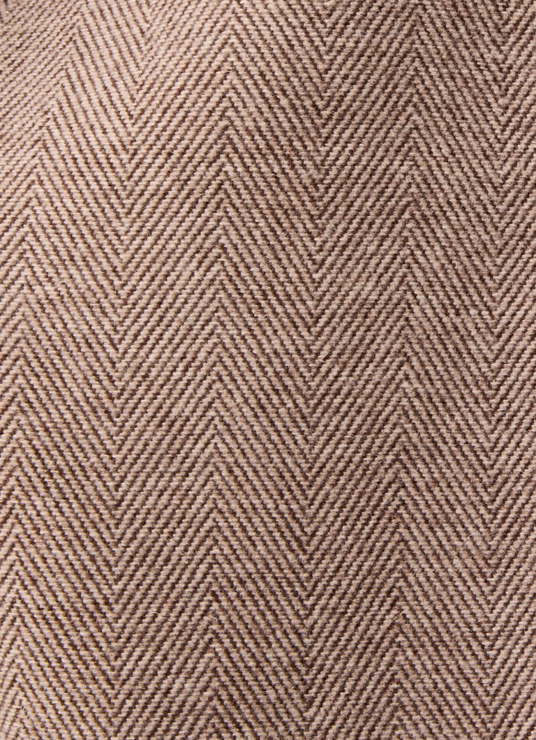 Levi's Double-breasted coat in wool blend with herringbone pattern