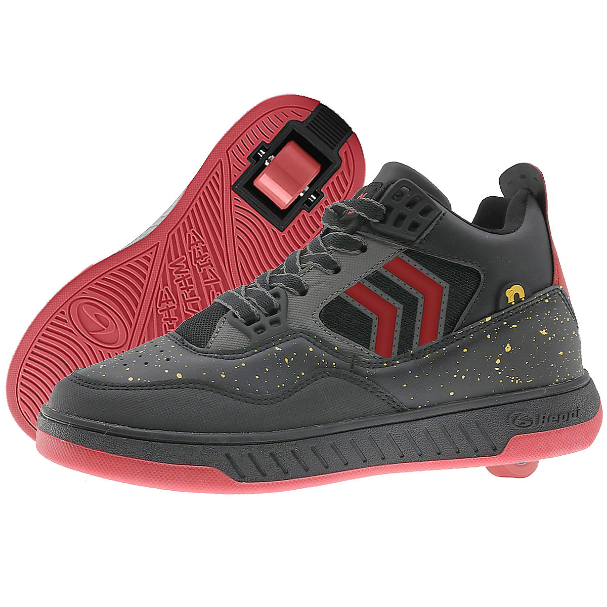 Schuhe mit Rollen 