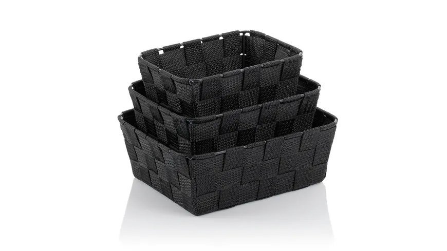 kela Korbset Alvaro 3-tlg. schwarz