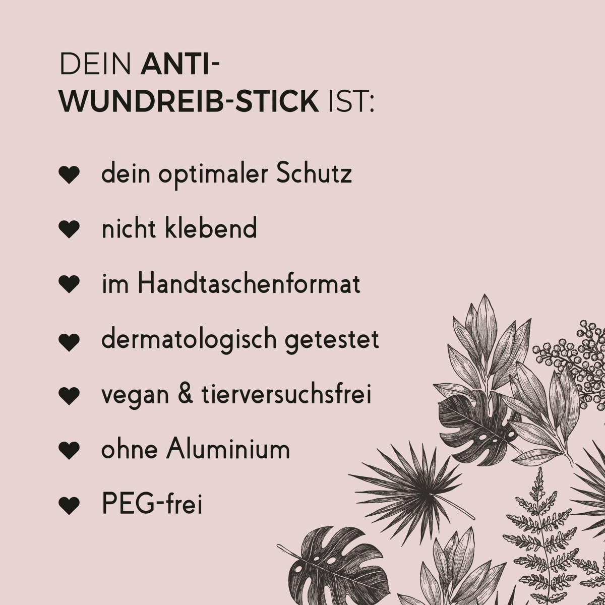 Anti-Wundreib Stick mit Mandel- & Kokosöl, 25 g