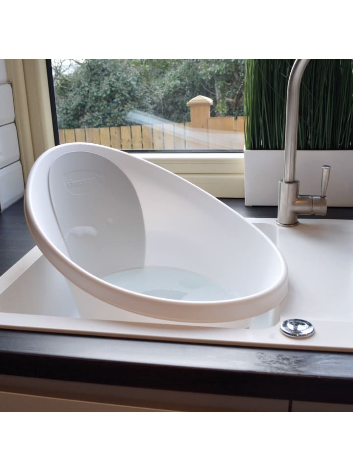 Shnuggle Babybadewanne weiß / hellgrau günstig kaufen onesize
