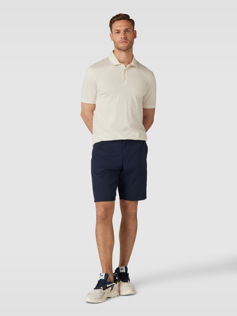Relaxed Fit Chino-Shorts mit Eingrifftaschen Modell 'SUMMER' in marineblau