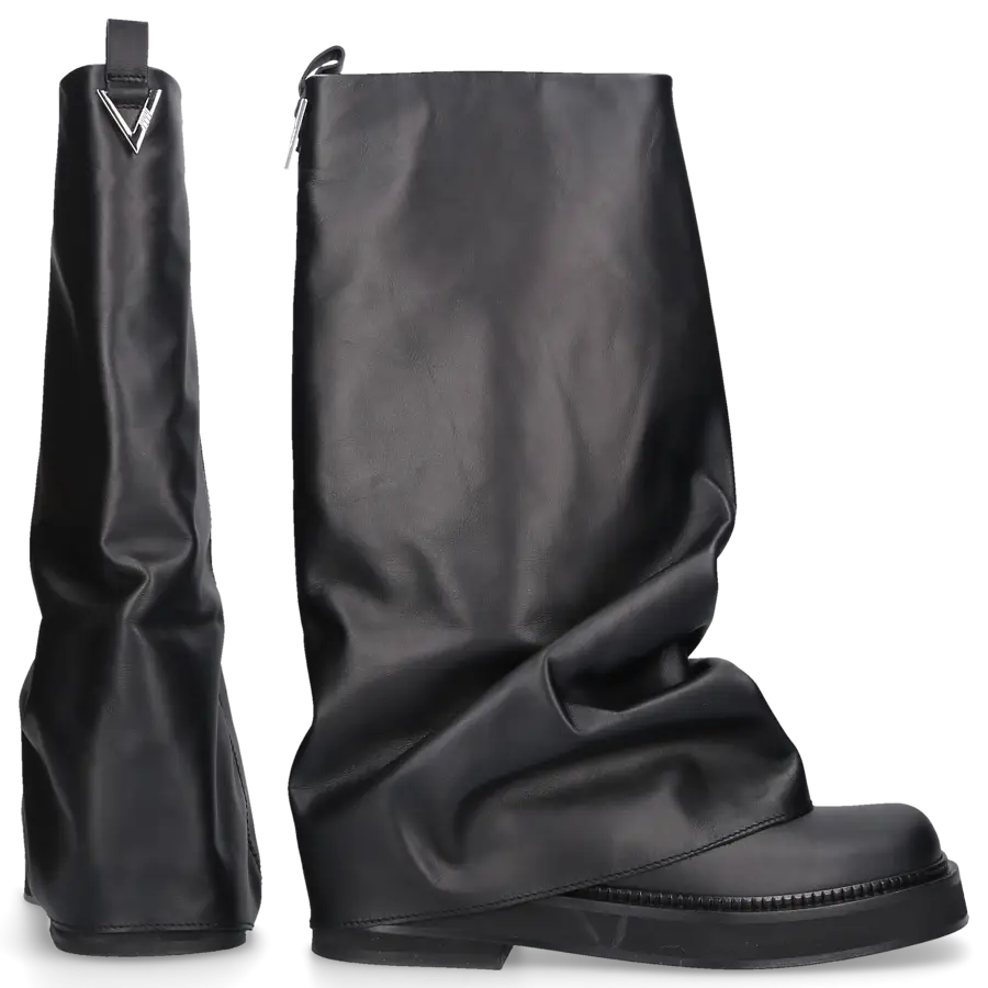 The Attico - Bikerstiefel ROBIN COMBAT Kalbsleder - schwarz