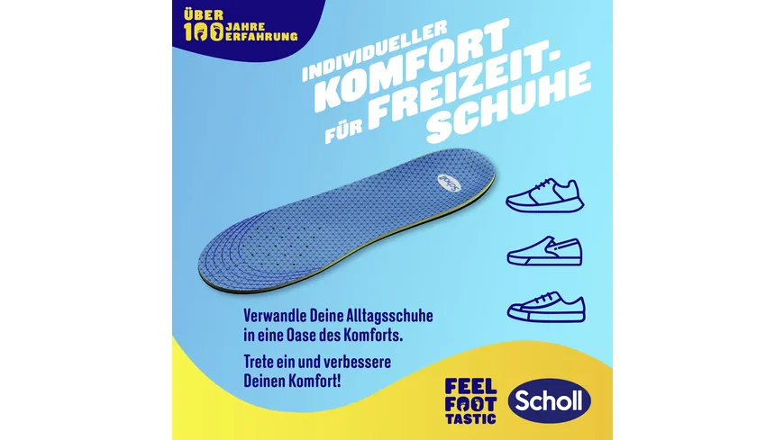 Scholl GelActiv Einlegesohlen EVERYDAY Größe L 40-46,5