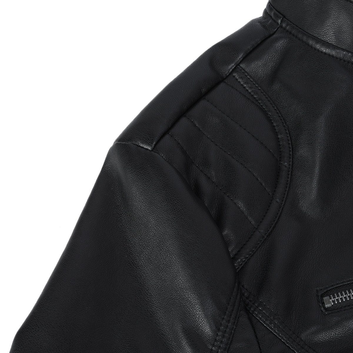 Allthemen Lederjacke PY08-01 mit Stehkragen