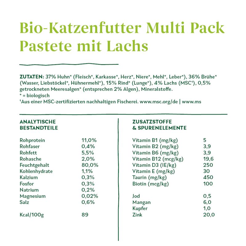 Probierpaket Yarrah Bio Pate 8 x 100 g zu TOP-Preisen | bitiba %