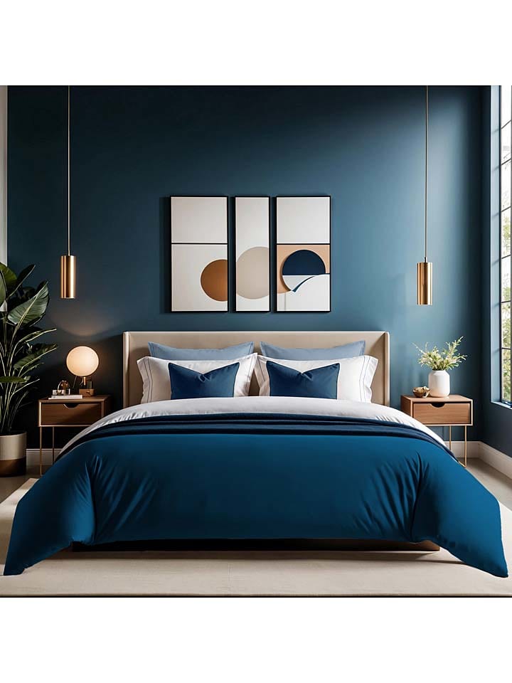 MIX&MATCH Renforcè-Bettbezug in Blau günstig kaufen