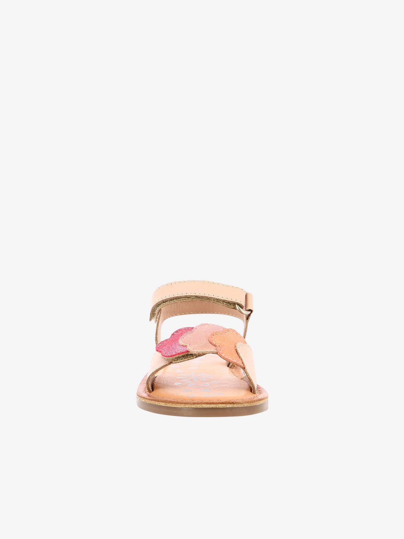 Sandales cuir enfant Dyastar KICKERS® or