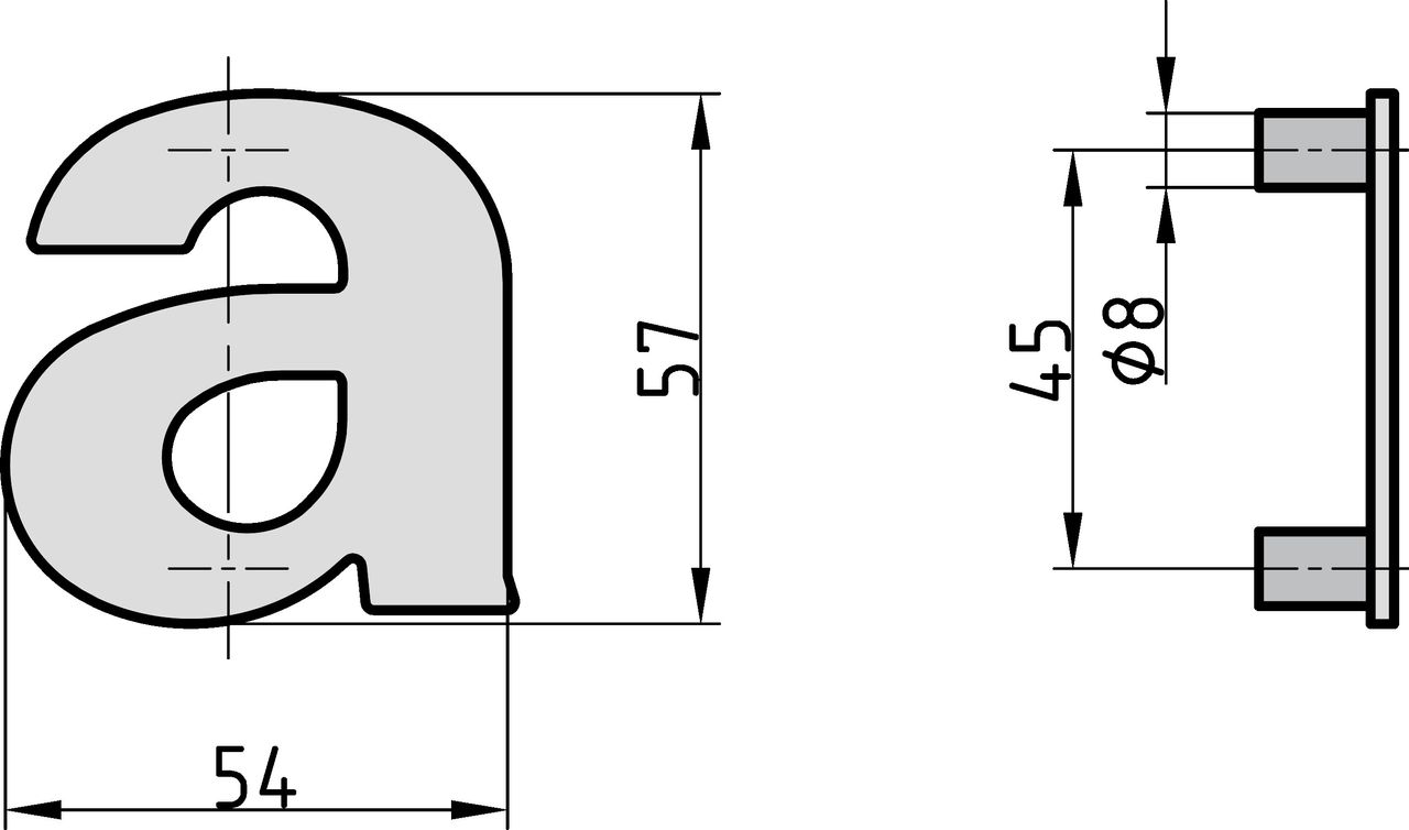 Basi HN 150 Hausnummer a