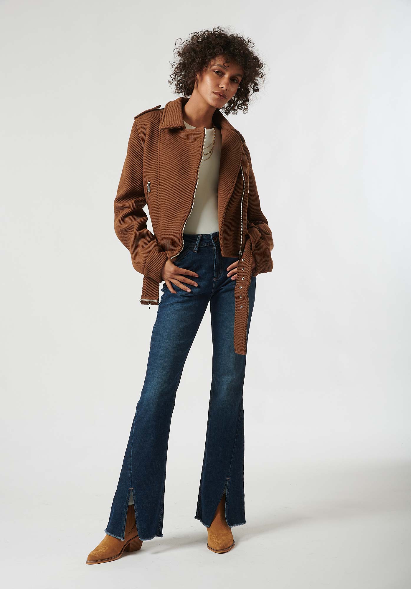 PILOU  Veste marron femme