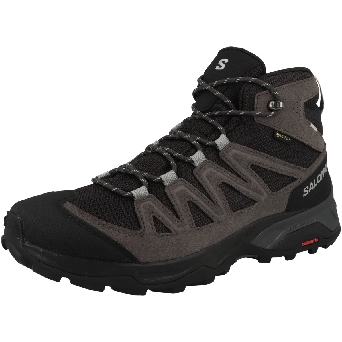 Salomon X Ultra 4 Mid Wide GTX Outdoorschuhe schwarz