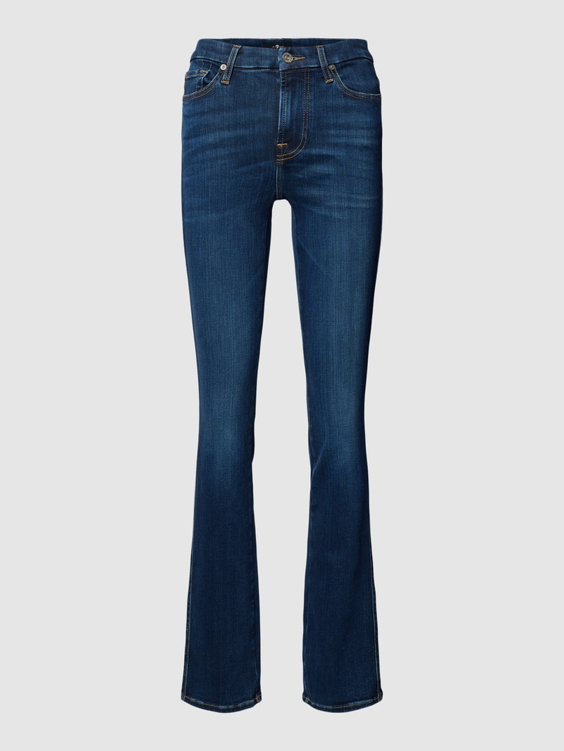 Straight Leg Jeans im 5-Pocket-Design Modell 'KIMMIE' in marineblau