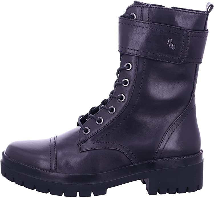 REGARDE LE CIEL Stiefeletten schwarz Schnürstiefel Boot Damen Schwarz Olga 07