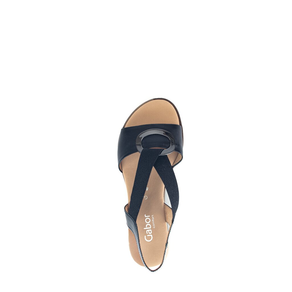 Gabor comfort Keilsandalette schwarz