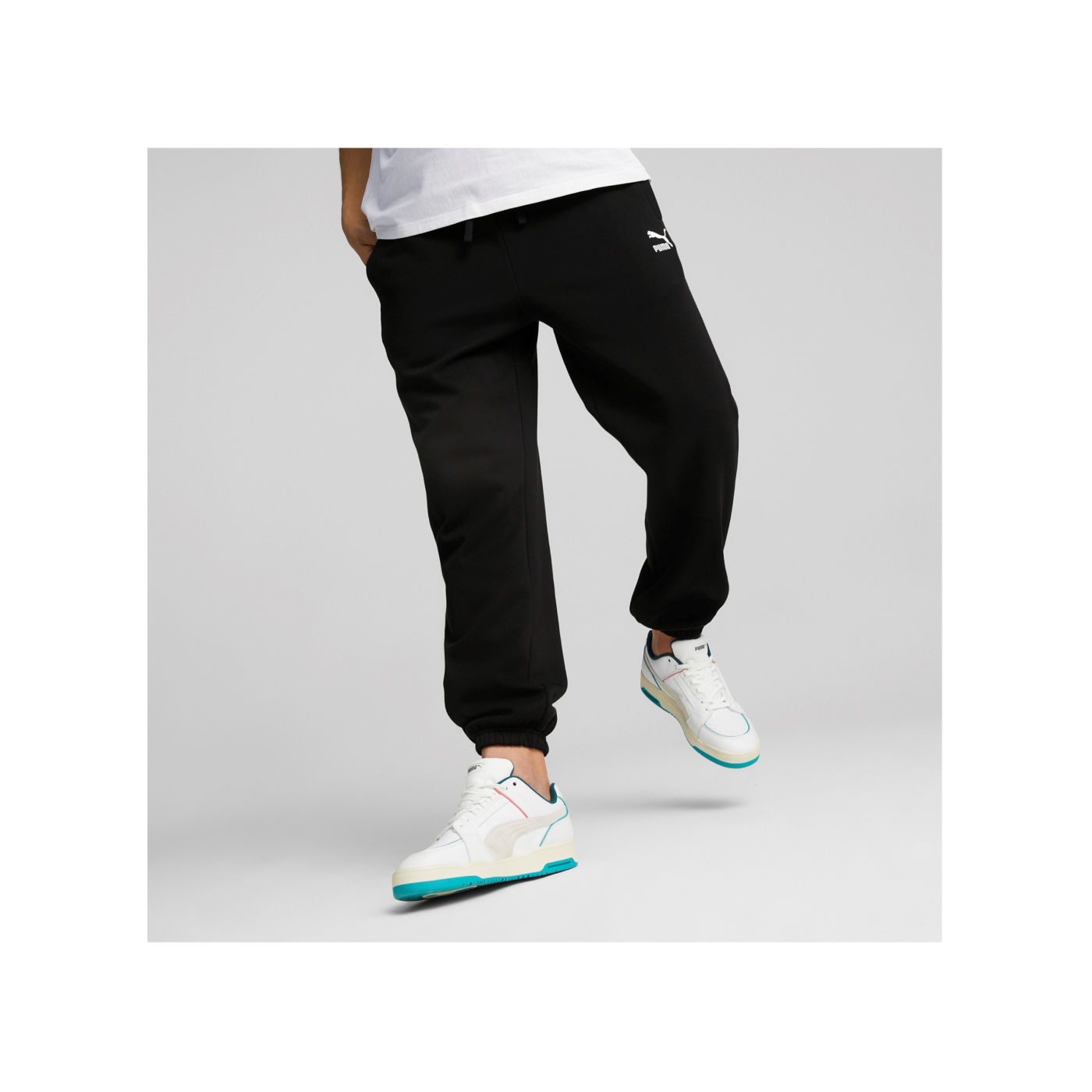 PUMA Classics Small Logo Jogginghose Schwarz F01