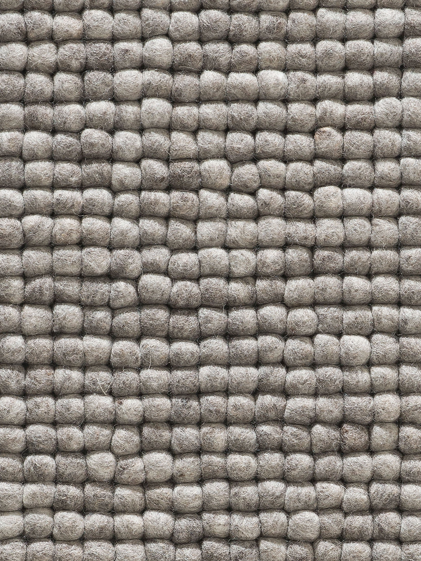 Smedby Filzkugel-Teppich, Stone Grey